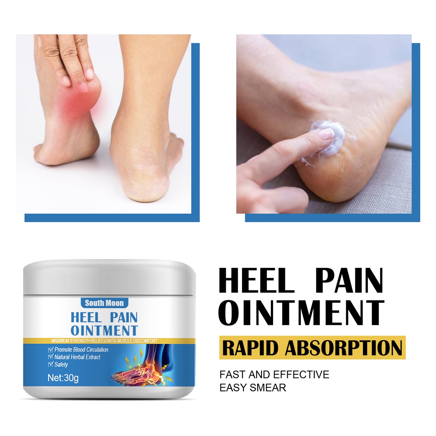 Crème de soulagement de la douleur articulaire pour les pieds et les orteils