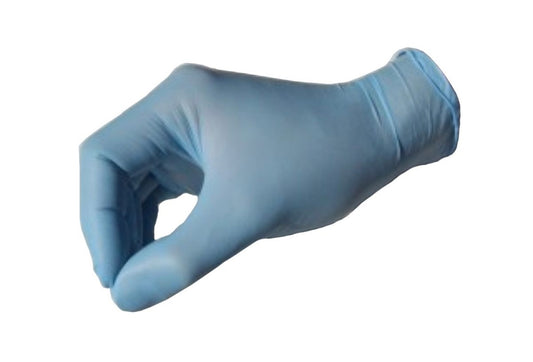 Gants en nitrile MEDEVA bleu et non poudrés
