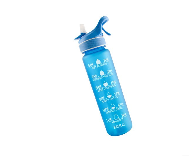 Gourde Sportive avec Paille & Brumisateur 1000ml