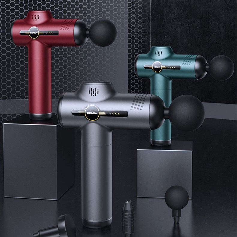 Pistolet de Massage Musculaire Portable et Rechargeable – Masseur de Tissus Profonds à Plusieurs Vitesses