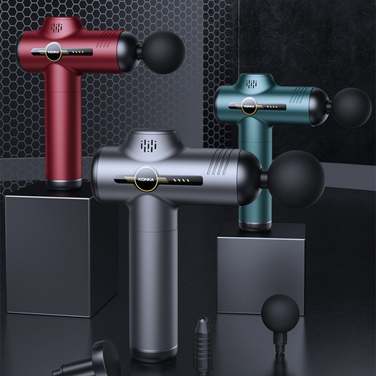 Pistolet de Massage Musculaire Portable et Rechargeable – Masseur de Tissus Profonds à Plusieurs Vitesses