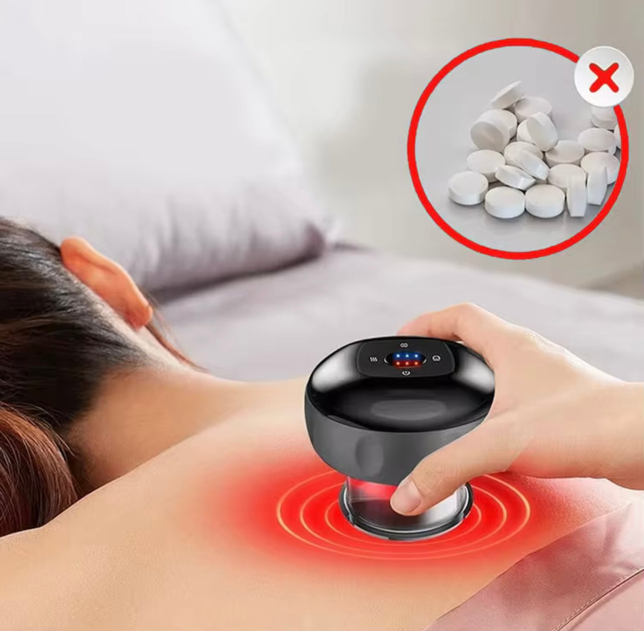 Appareil de massage électrique à ventouse - Kit 4 en 1 - Qualité professionnelle