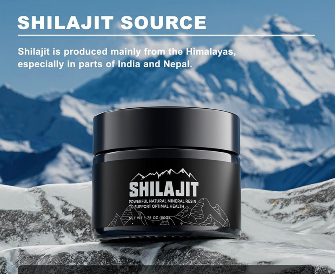 Le Shilajit - 50g - 80% acide fulvique