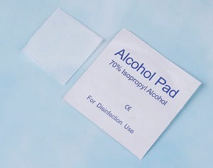 Lingettes désinfectantes à l'Alcool