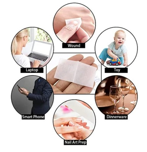 Lingettes désinfectantes à l'Alcool