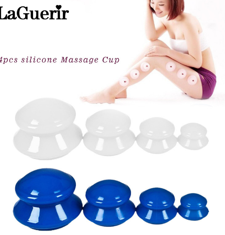 Ensemble de thérapie de ventouses sous vide en silicone