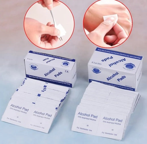 Lingettes désinfectantes à l'Alcool