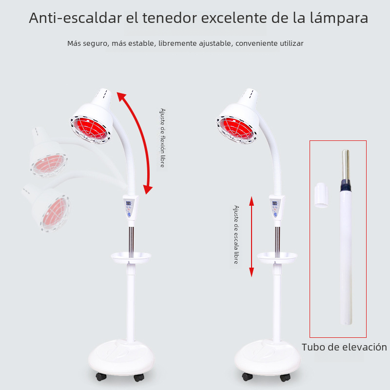 Lampe chauffante à lumière rouge de thérapie infrarouge pour le bien-être